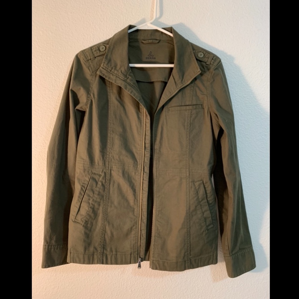 Prana Women’s Light Weight Cotton Zip-Up Jacket